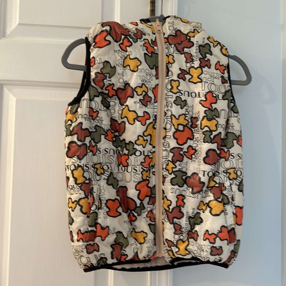 Zara Girls Vest with Hoodie and Two Side Zipper
